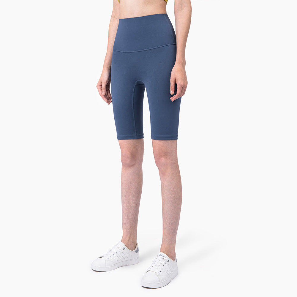 New Color High Waist Peach Hip Sports Fitness Shorts Women