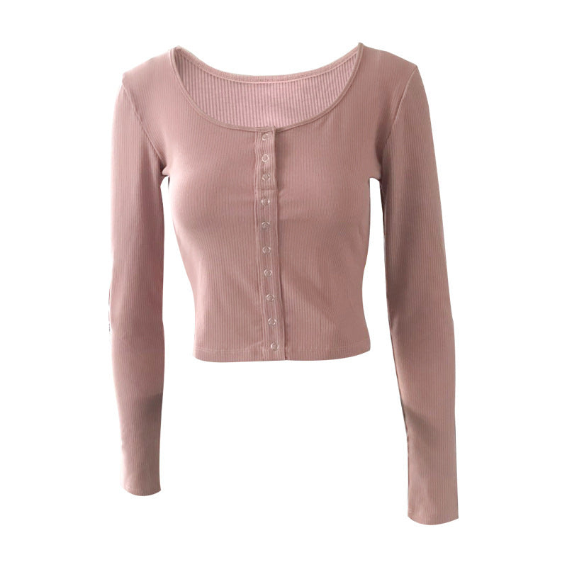 Women's yoga wear long sleeve sports top