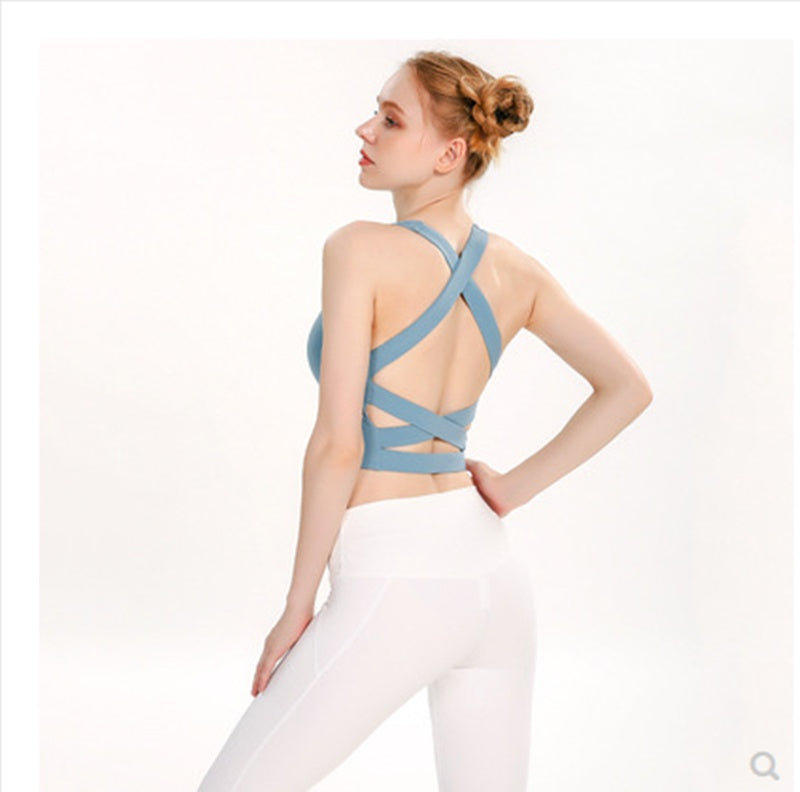 Sexy fashion sports vest beauty back yoga wear